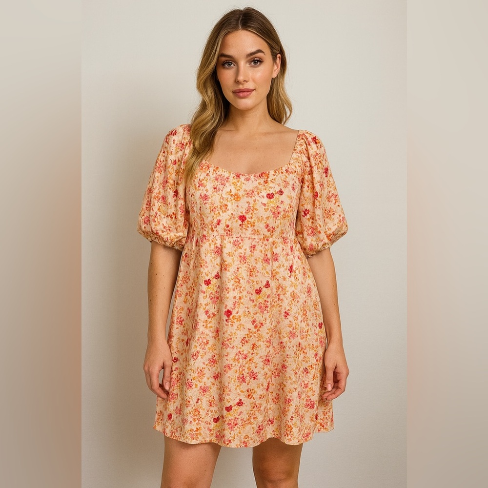 Auguste the Label Women’s Fern Savannah Floral Print Ivory Mini Dress